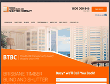 Tablet Screenshot of btbc.com.au